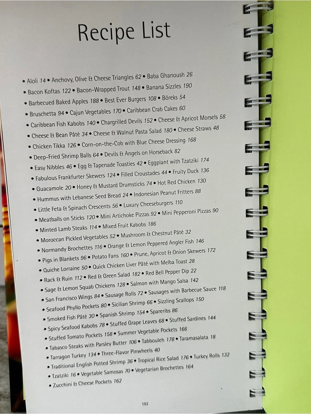 Outdoor Food Cookbook